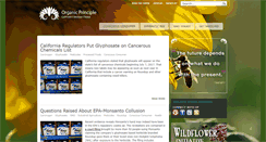 Desktop Screenshot of organicprinciple.com